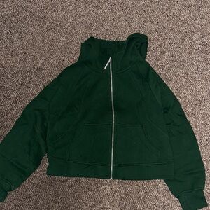 Lululemon Scuba Cropped Full Zip Hoodie